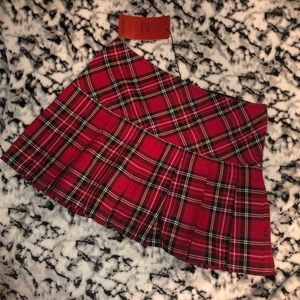 Plaid Mini Skirt
